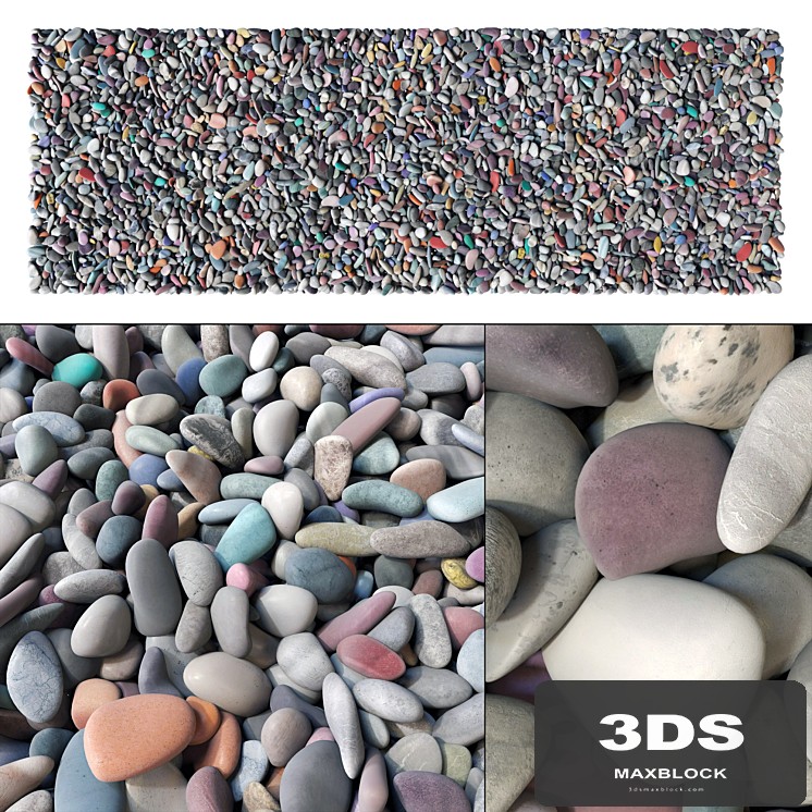 Pebble smooth low n14 / Small smooth pebble No. 14