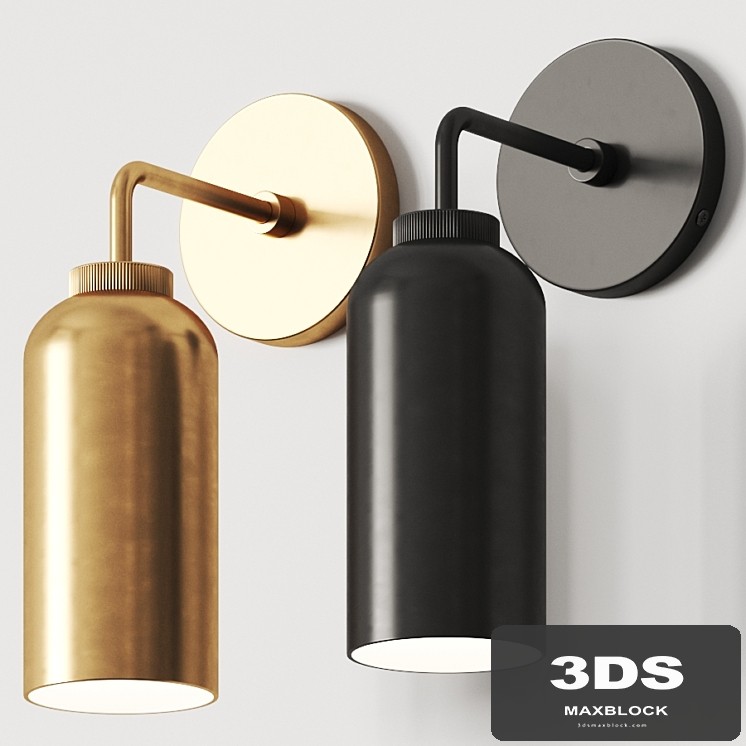 Pottery Barn Walker Cylinder Single Sconce