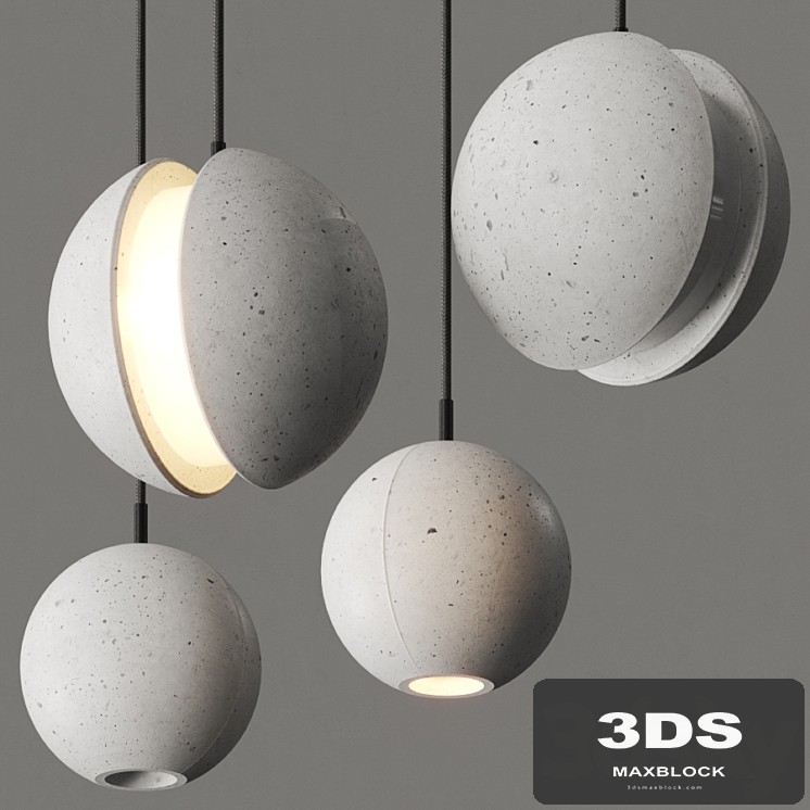 Lampatron Paldis / Bentu Moon Pendant Lamps