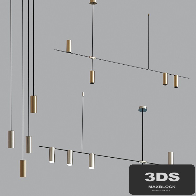 Light Geometric Pendant light Chandelier Collection 02