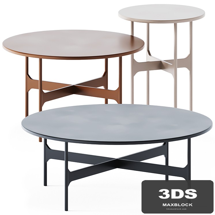 Metal Coffee Tables Floema by Wendelbo