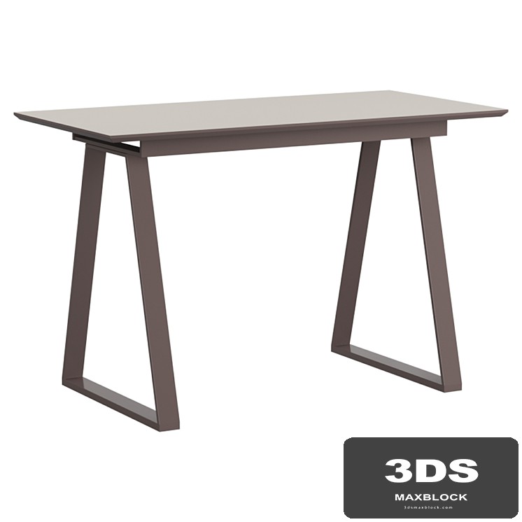 Dining table Detroit folding 120-160 * 80 beige