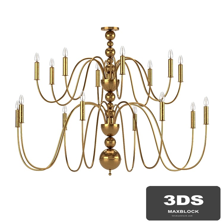 Chandelier ART DECO 22XL