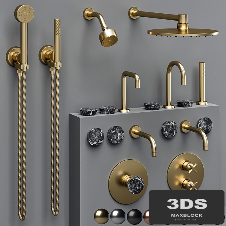 the watermark collection ZEN bathroom faucet set