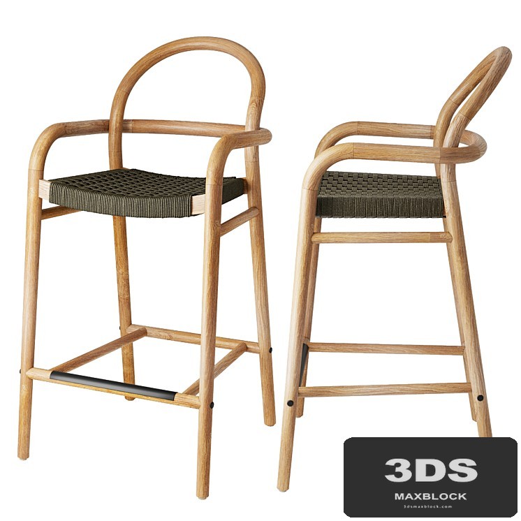 Semi-bar stool Sheryl