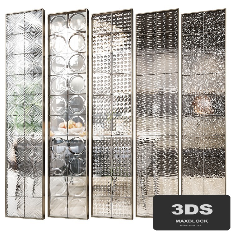 Glass block partition 5