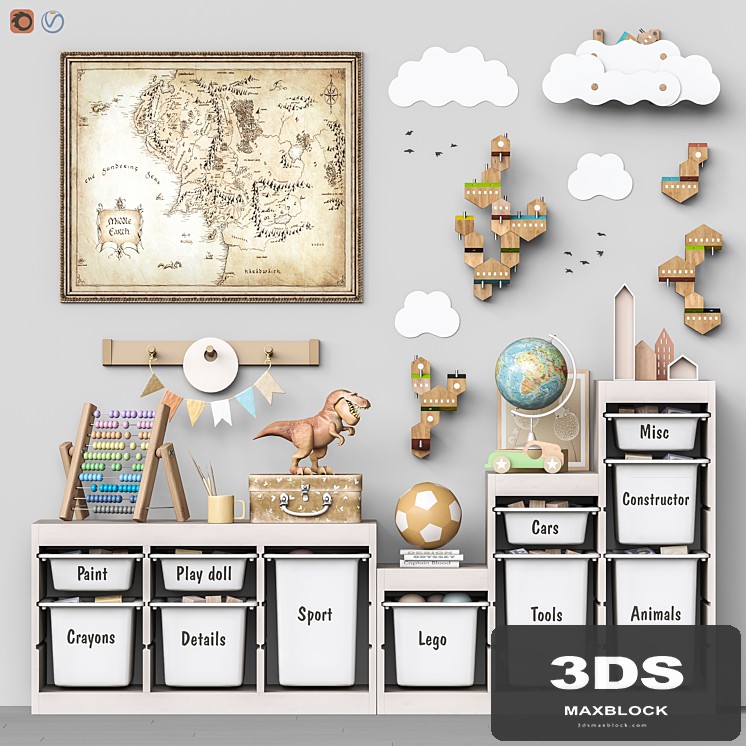 Toys and furniture set 103