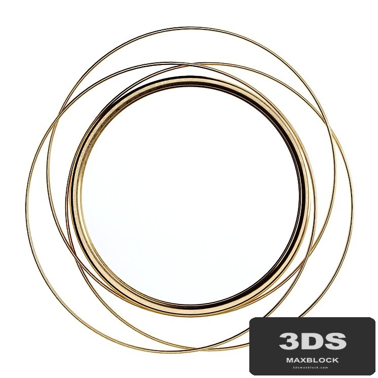 Mirror Ansley Glam Distressed Accent Mirror by Mercury Row
