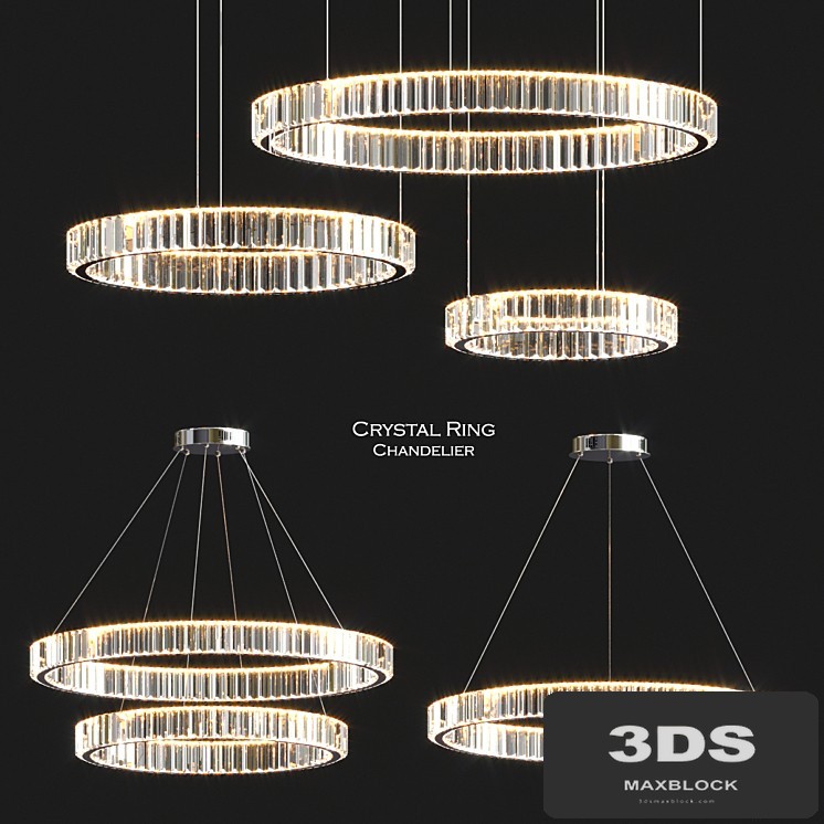 Corynn Crystal Ring Chandelier