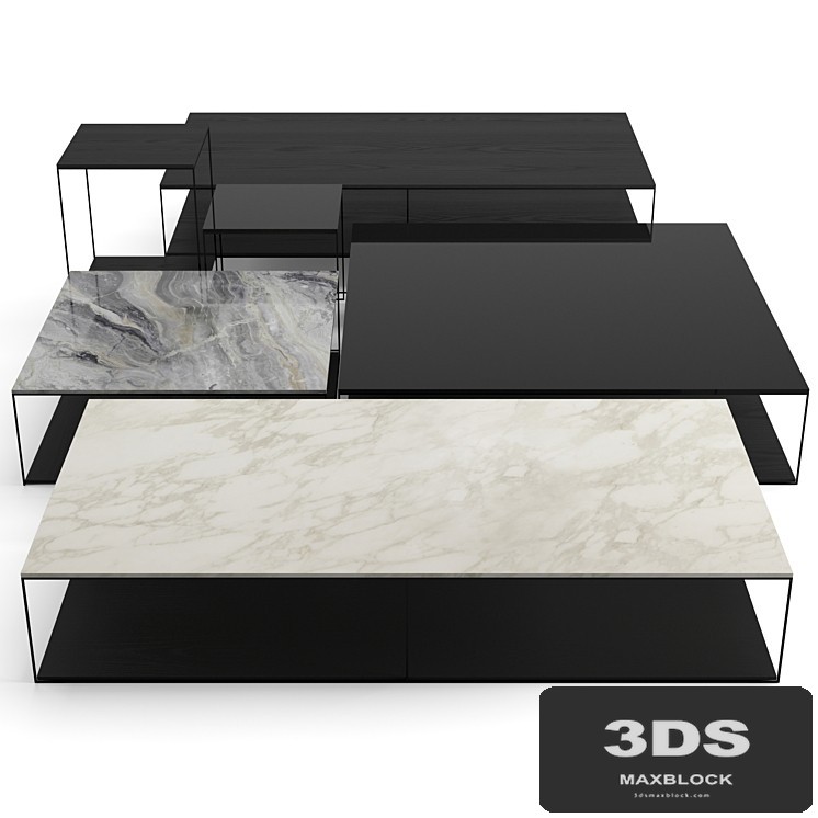 Minotti Liam coffee table set