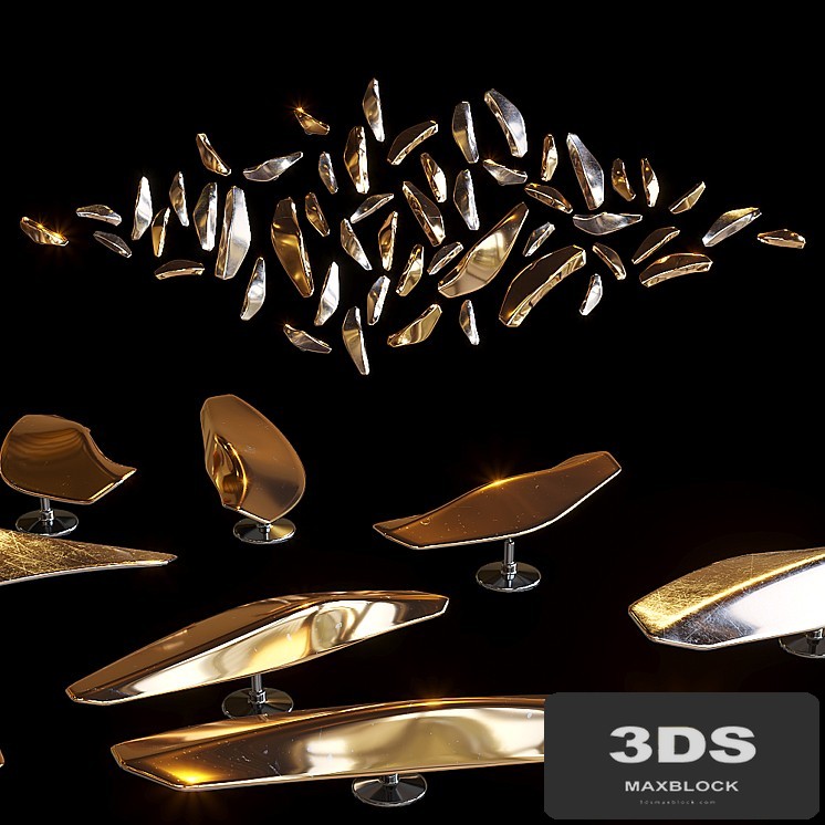 Droplight wall decor - Vargov Design