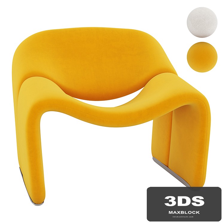 Homary-Modern Teddy Velvet Accent Chair Lounge Chair