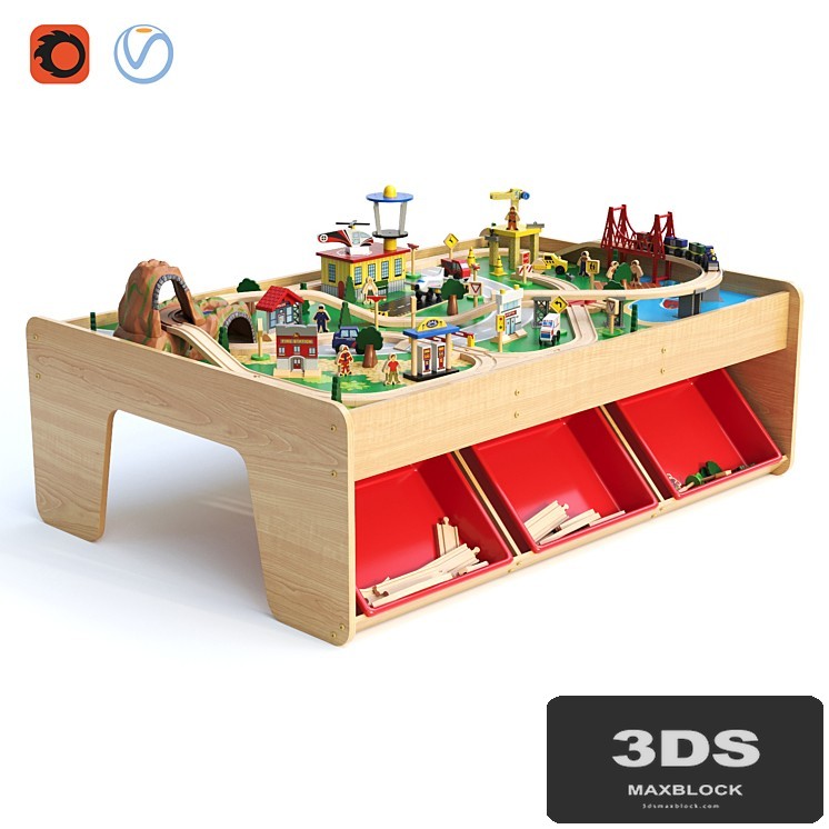 KidKraft toy railway