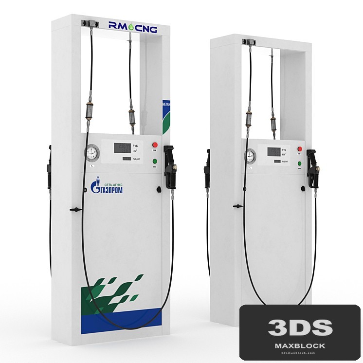 Gas fuel dispenser CNG