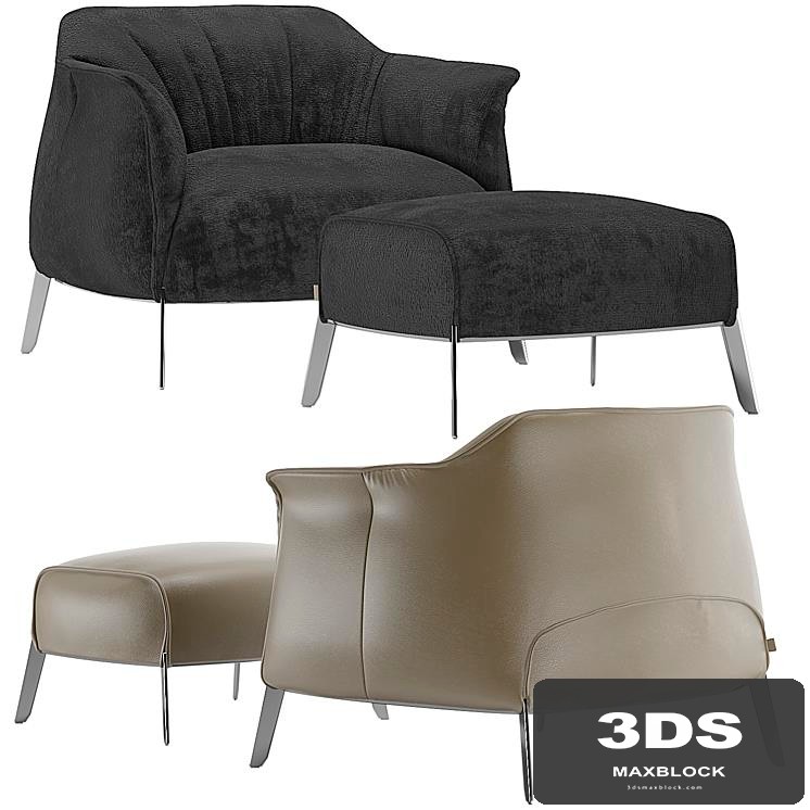 Poltrona Frau ARCHIBALD GRAN COMFORT Armchair