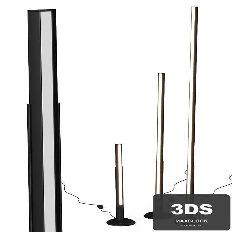 Zafferano Lampes a Porter Pencil Floor Tables