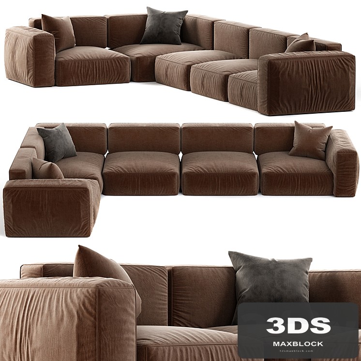 Mags Soft Sofa in leather as seen in Ready Player One