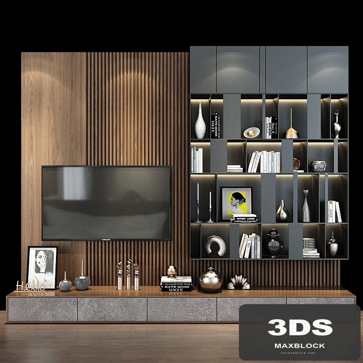 TV shelf 0378