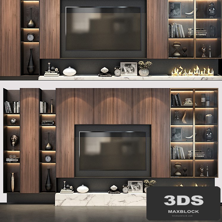 TV wall set 215
