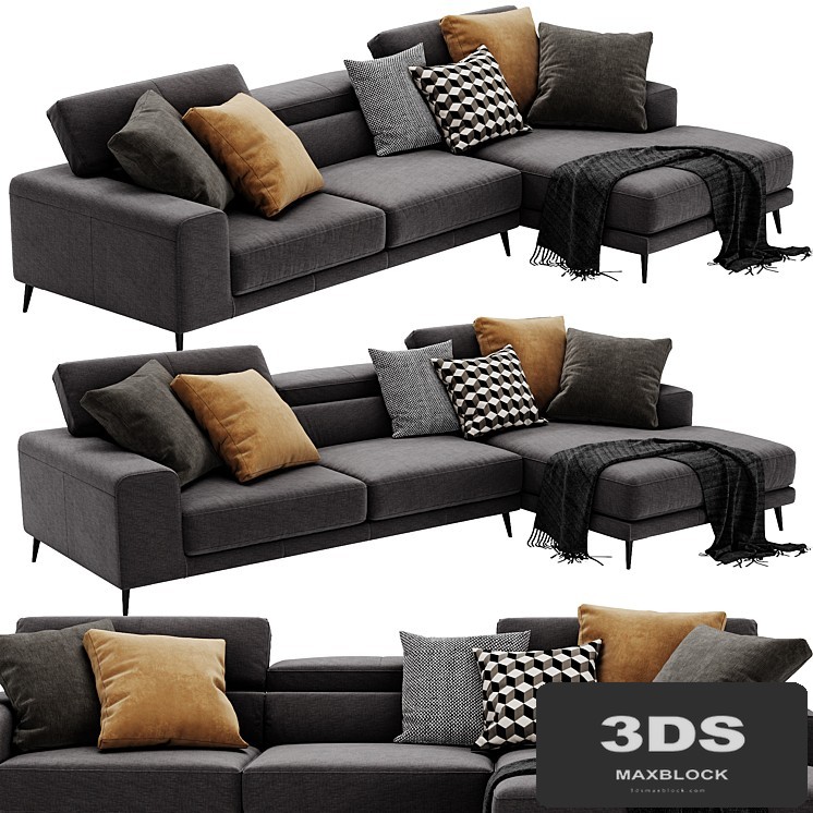 Ditre Italia Anderson Chaise Lounge