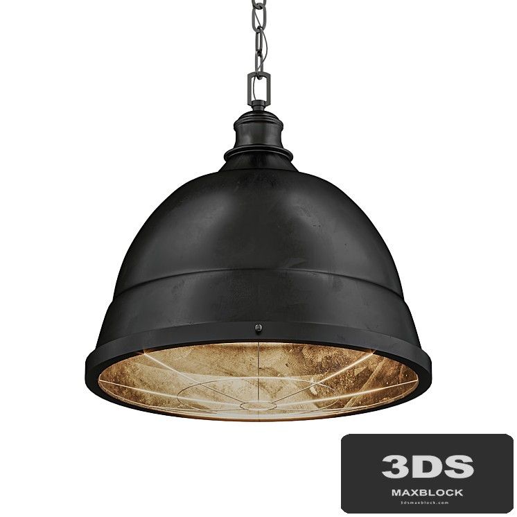 WEATHERED INDUSTRIAL CAGED PENDANT