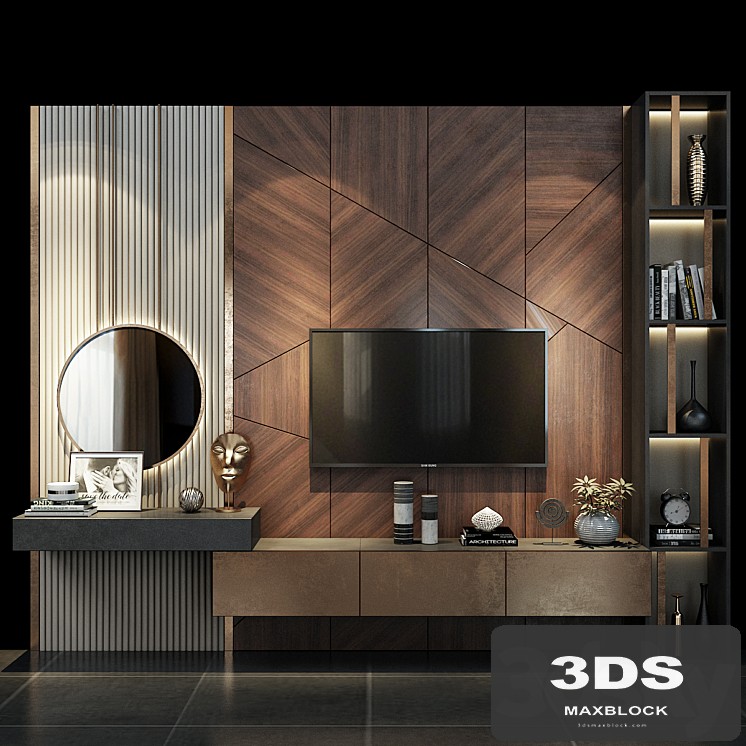 TV wall set 218
