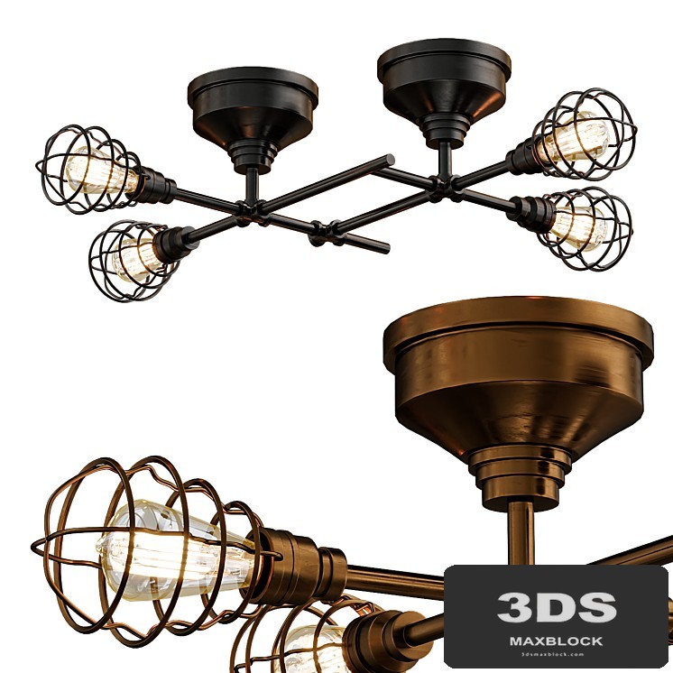 Brass wire cage