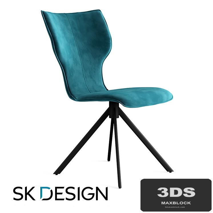 Essen chair with metal support