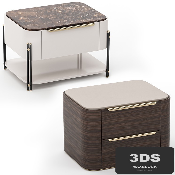 Bamboo bedside tables