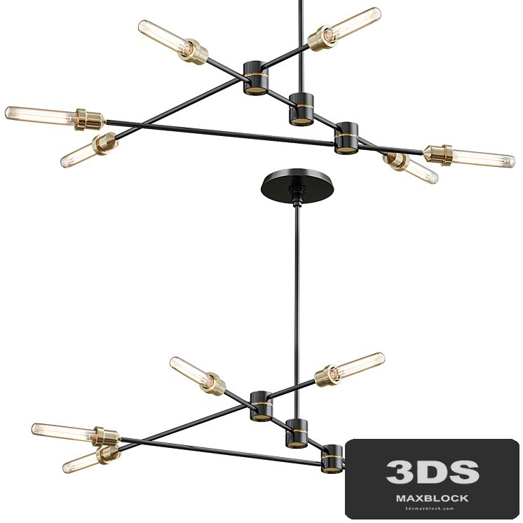 Linear chandelier