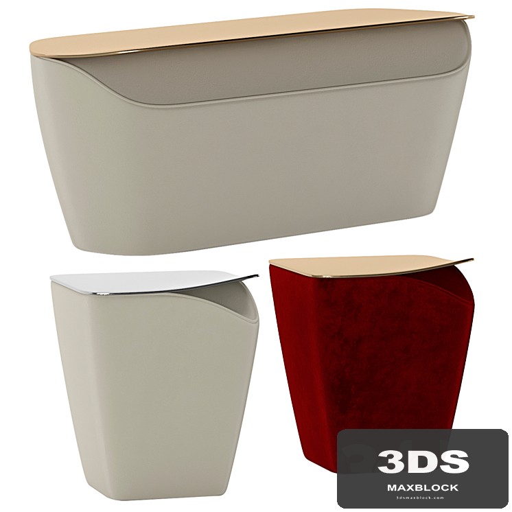 Alma de luce MASOULEH BENCH STOOL Pouf
