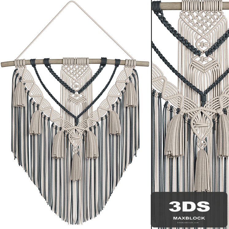 macrame wall decor set02