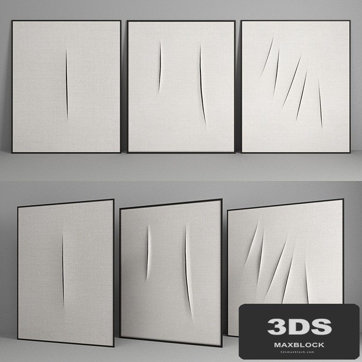 Concept Spatial by Lucio Fontana