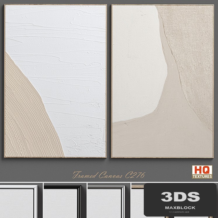 Abstract Textural Plaster Wall Art C-276
