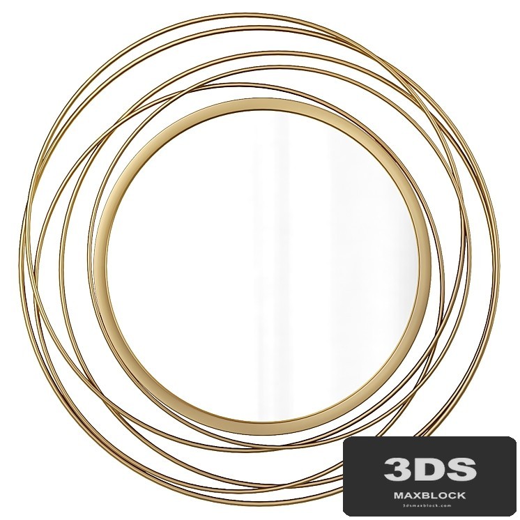 Round Wall Mirror Buell Glam Accent Mirror