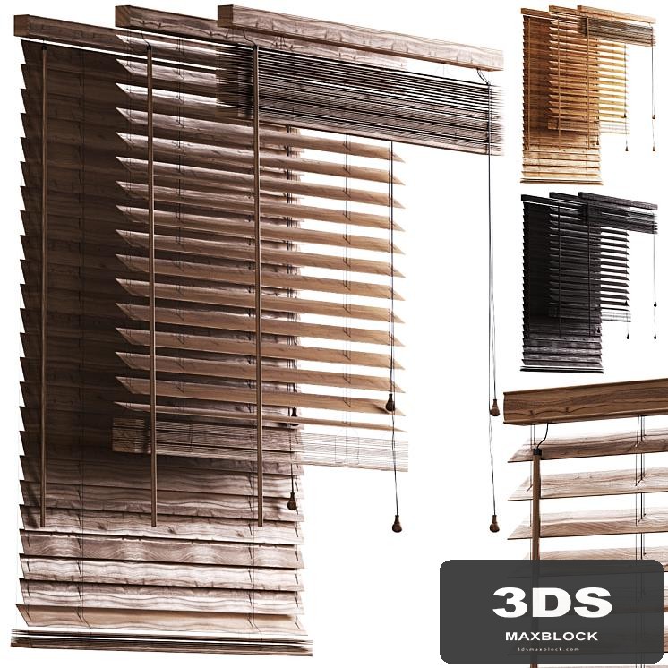 Horizontal wood blinds 04