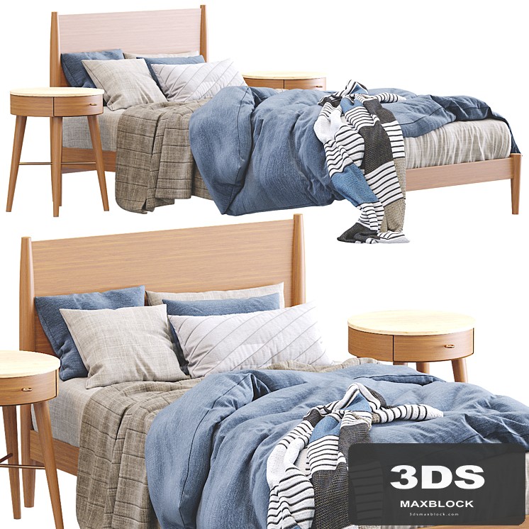 Mid-Century Bed By West Elm