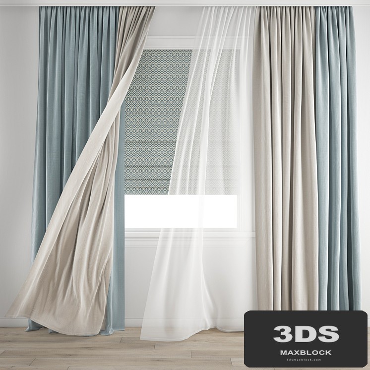 Curtain 346 / Wind blowing effect 9