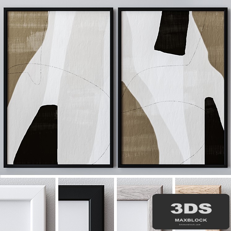 Set of large wall paintings 1402