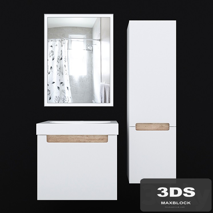 Cabinet with sink Kerama Marazzi BUONGIORNO 60