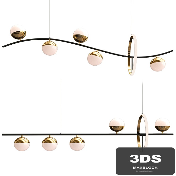 Modern Molecular Round Pendant Lights