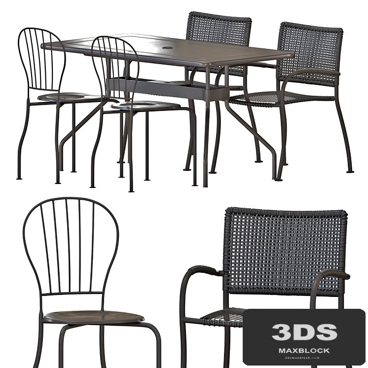 IKEA VIHOLMEN Table And Chairs