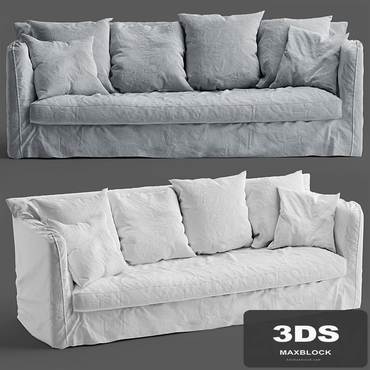 Vittoria Slip Cover 3 Seat Sofa