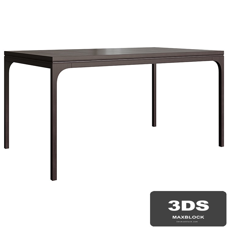 Groove dining table