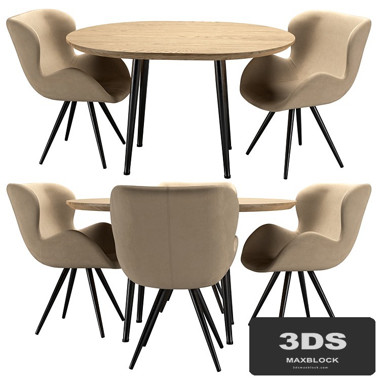 Magda Chair and Leticia Table