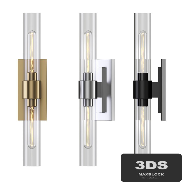 RH interiors RAVELLE LINEAR SCONCE