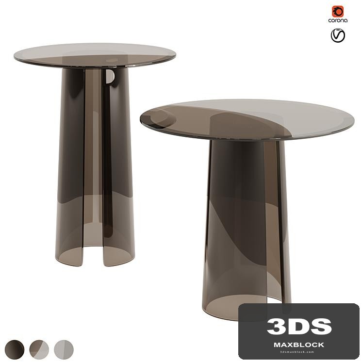 Poliform Orbit 2022 Glass Coffee Table