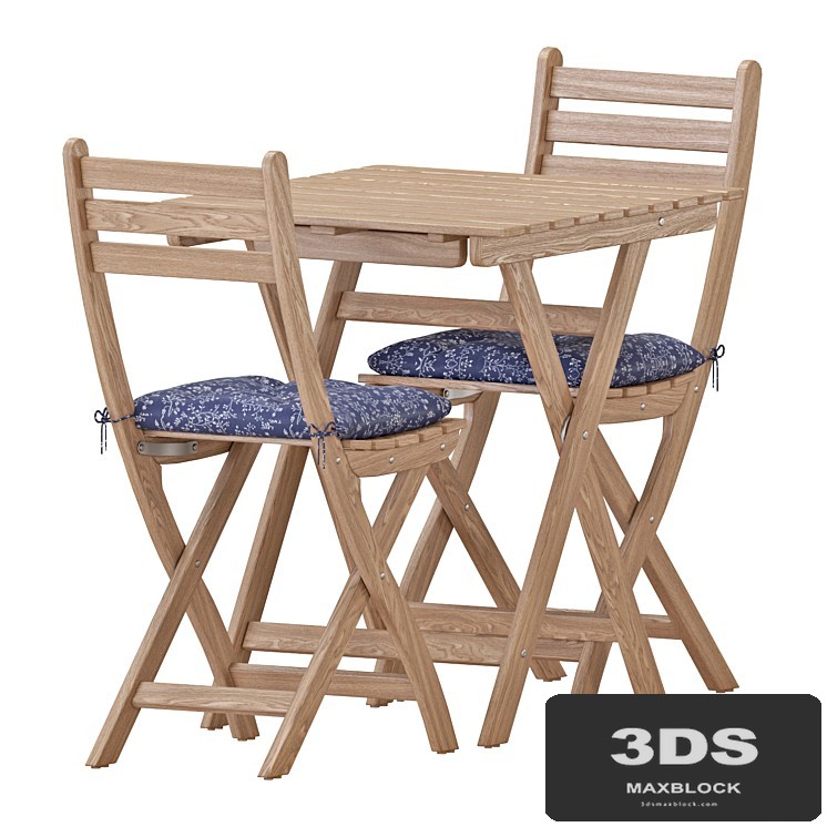 IKEA ASKHOLMEN Table And Chairs Set 2
