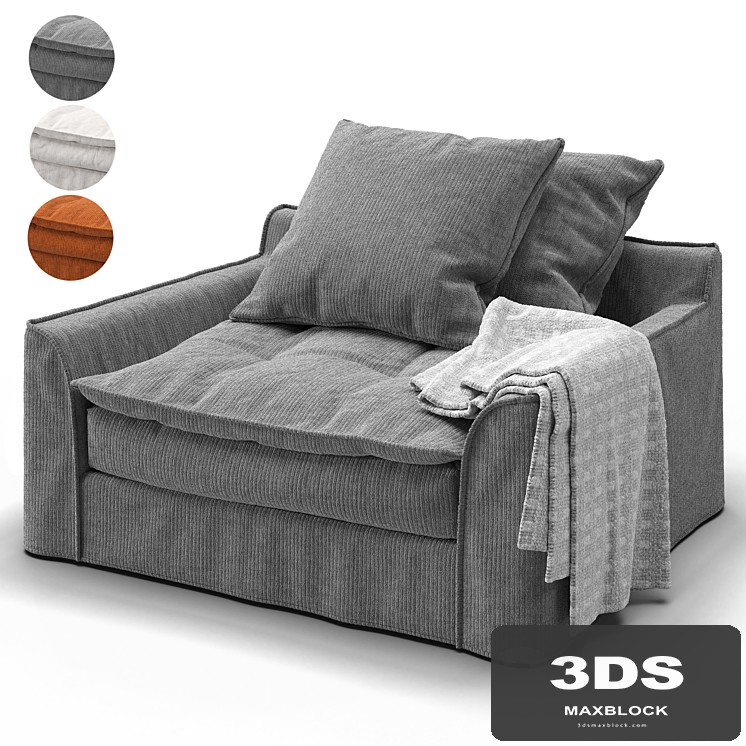Furninova Sake armchair in 3 colors