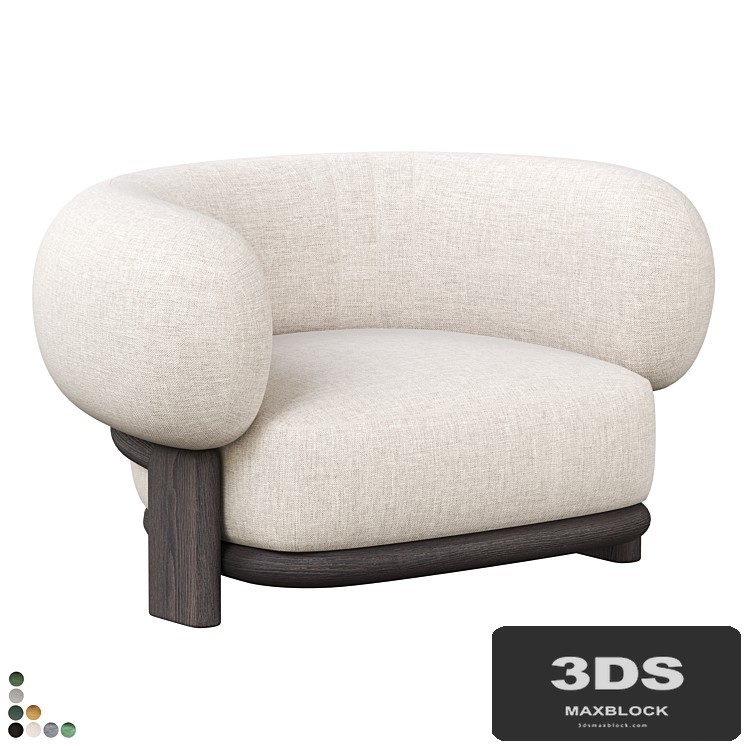 Bol Armchair By HC28 Cosmo